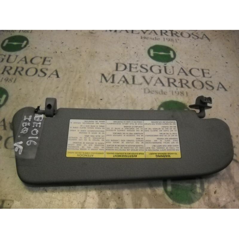 Recambio de parasol izquierdo para daewoo kalos 1.4 se referencia OEM IAM   