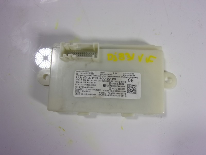 Recambio de modulo electronico para mercedes-benz clase a (w176) 2.1 cdi cat referencia OEM IAM A2129009729 A2129009729 33503902