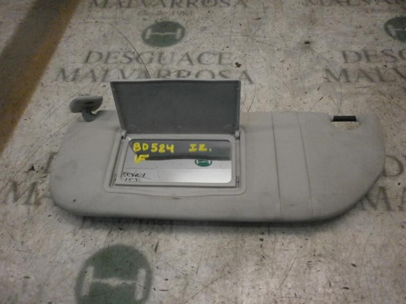 Recambio de parasol izquierdo para peugeot 107 urban referencia OEM IAM   