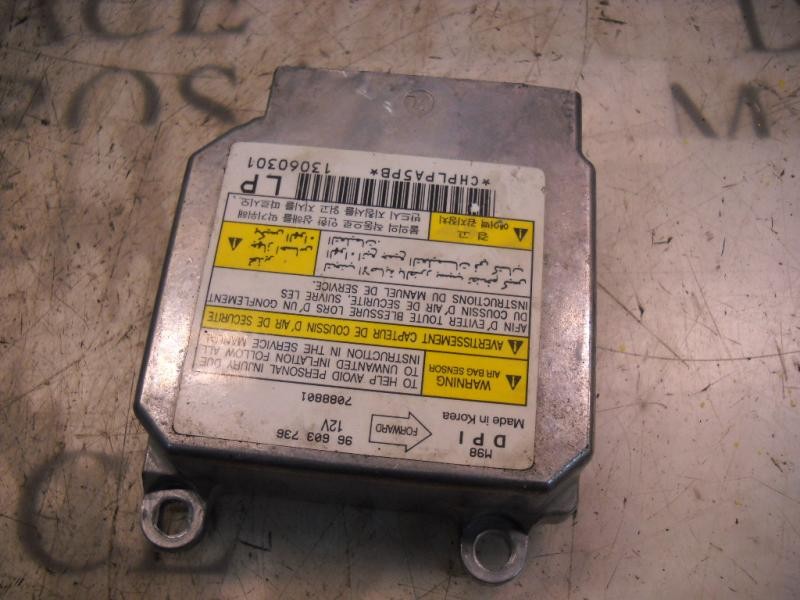 Recambio de centralita airbag para daewoo matiz 0.8 cat referencia OEM IAM   