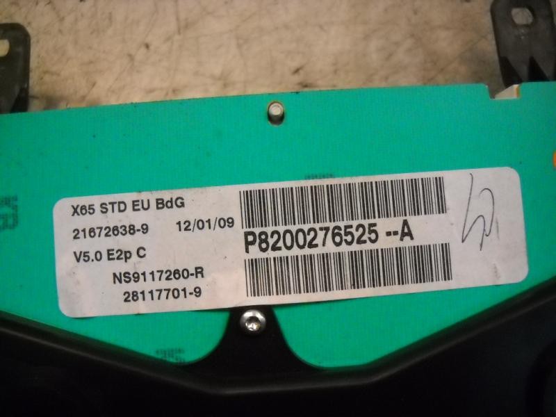 Recambio de cuadro instrumentos para renault clio ii fase ii (b/cb0) campus referencia OEM IAM   
