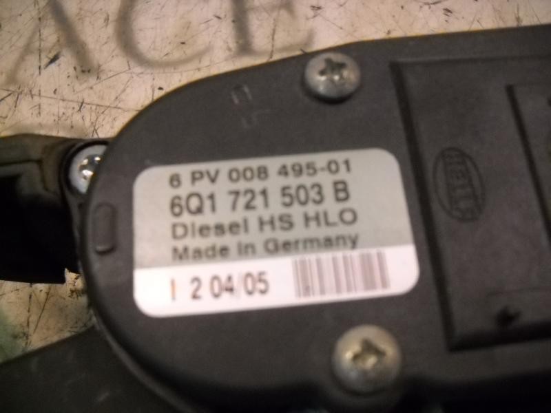 Recambio de potenciometro pedal para volkswagen polo (9n3) edition referencia OEM IAM   