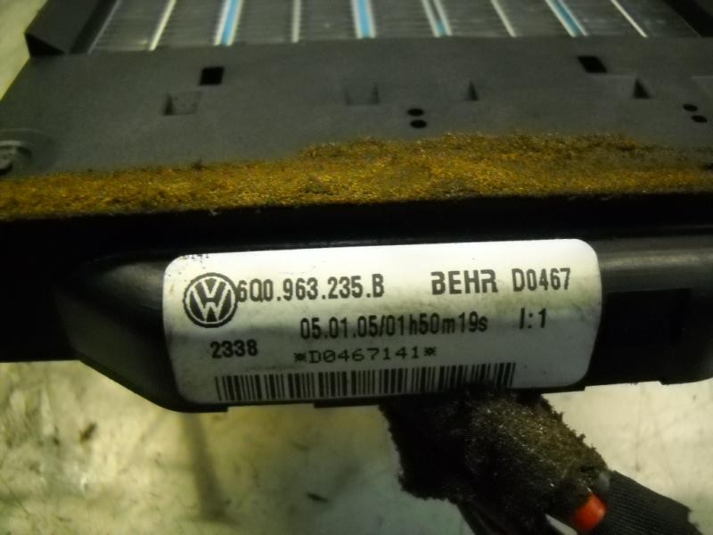 Recambio de resistencia calefaccion para volkswagen polo (9n3) edition referencia OEM IAM   
