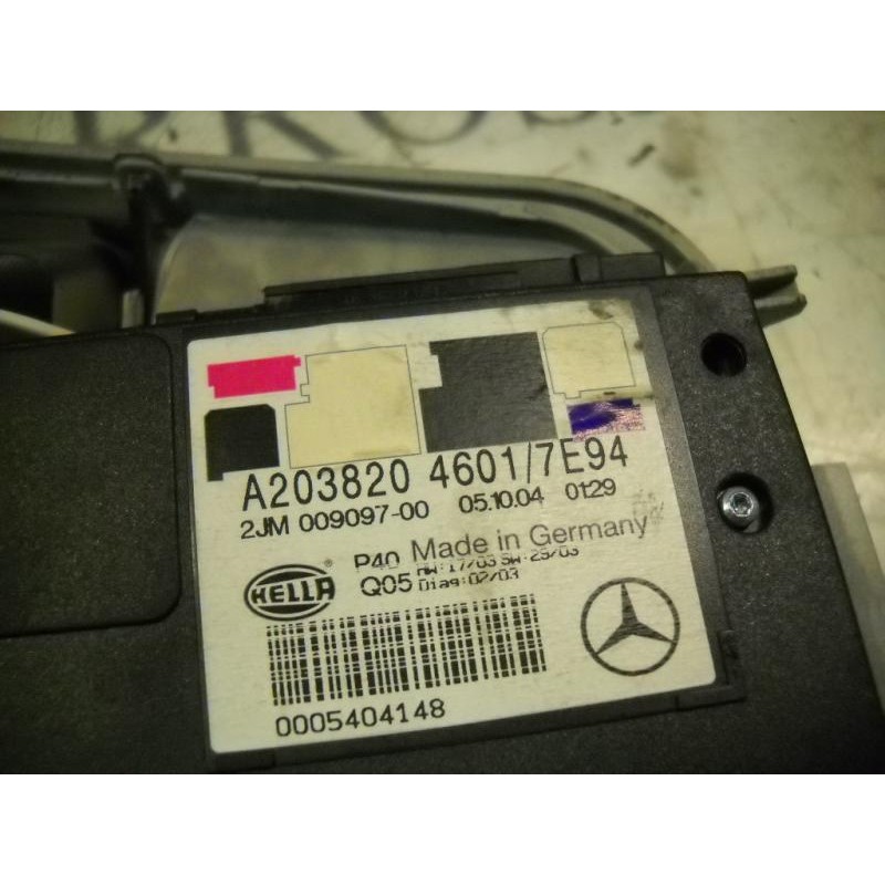 Recambio de piloto interior para mercedes-benz clase c (w203) berlina 270 cdi (203.016) referencia OEM IAM   