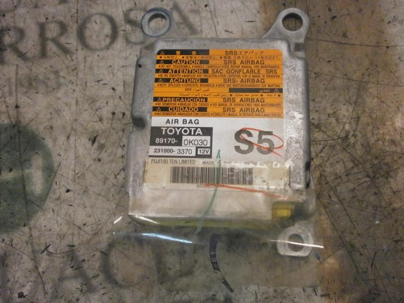 Recambio de centralita airbag para toyota hilux (kun) cabina sencilla dlx 4x4 referencia OEM IAM   
