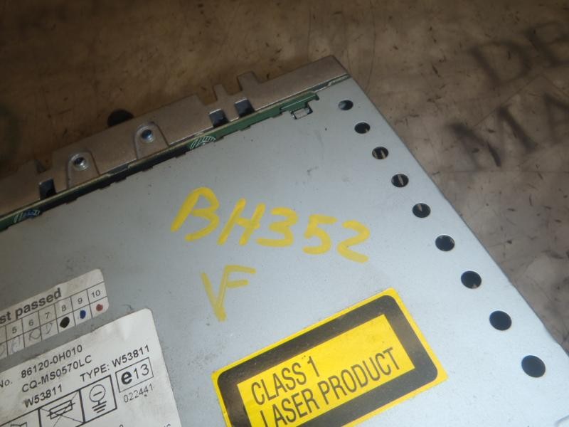 Recambio de sistema audio / radio cd para toyota aygo (kgb/wnb) sound referencia OEM IAM 861200H010 861200H010 