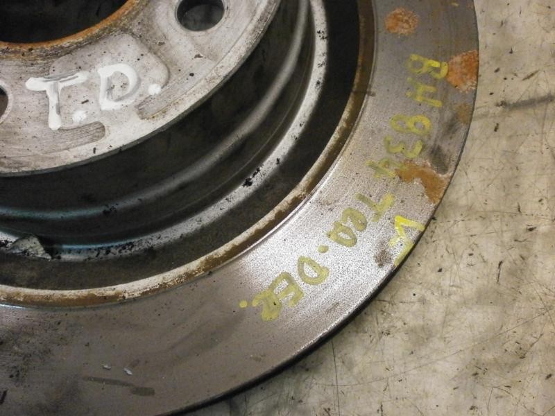 Recambio de disco freno trasero para bmw serie 1 berlina (e81/e87) 118d referencia OEM IAM 34216855007  