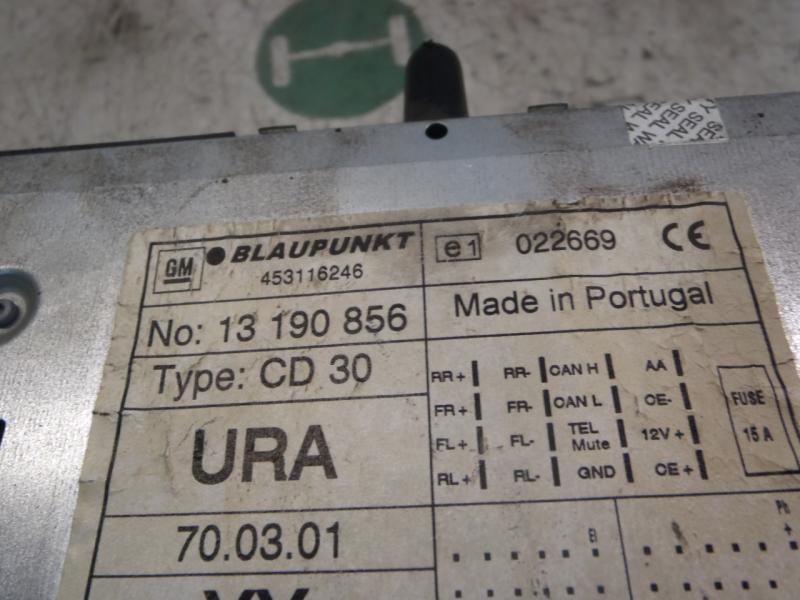 Recambio de sistema audio / radio cd para opel zafira b enjoy referencia OEM IAM   