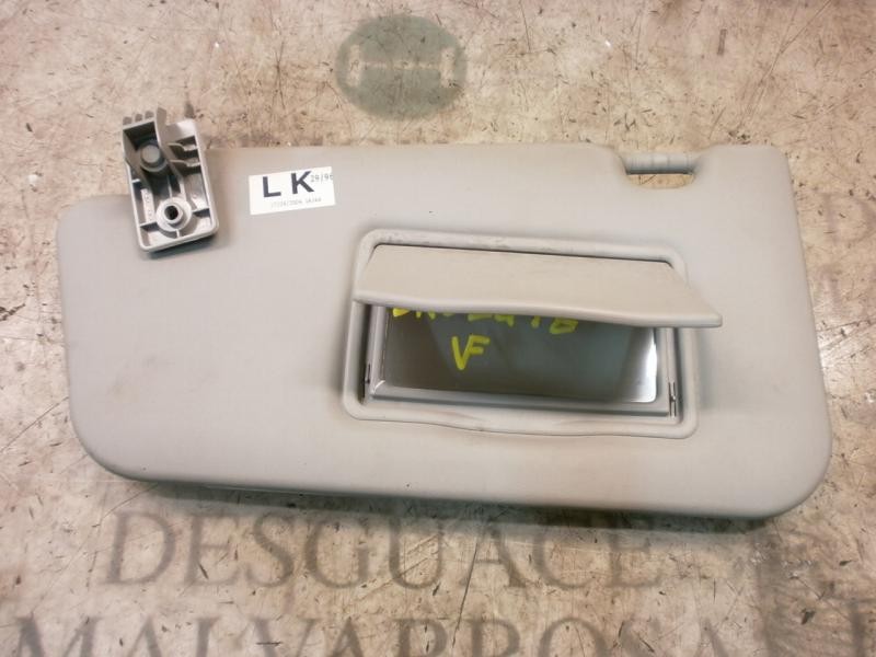 Recambio de parasol izquierdo para nissan micra (k12e) acenta referencia OEM IAM   