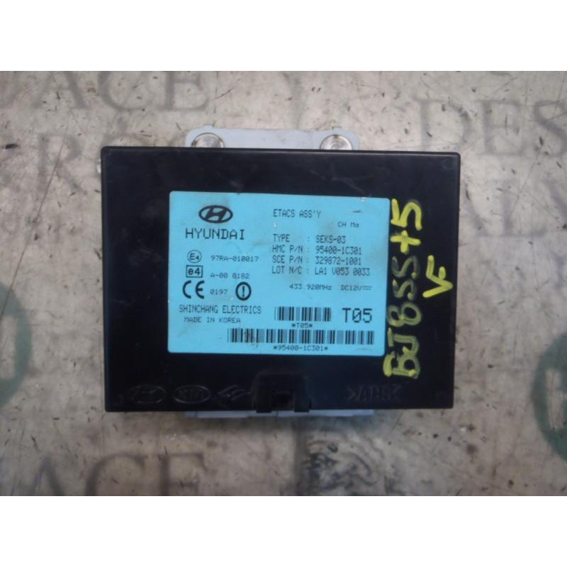 Recambio de modulo electronico para hyundai getz (tb) 1.5 crdi referencia OEM IAM 954001C301 954001C301 