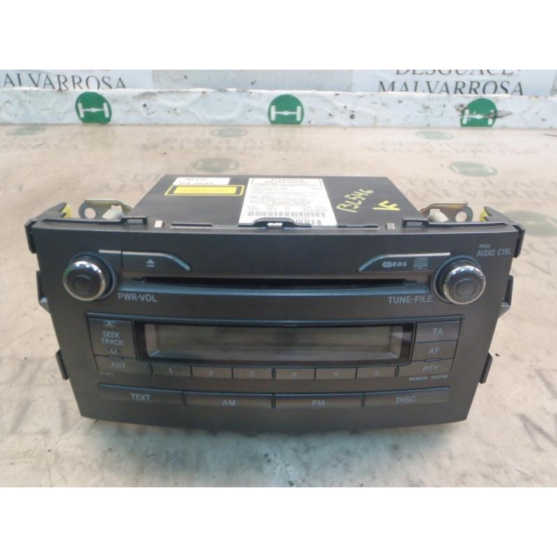 Recambio de sistema audio / radio cd para toyota auris luna referencia OEM IAM   