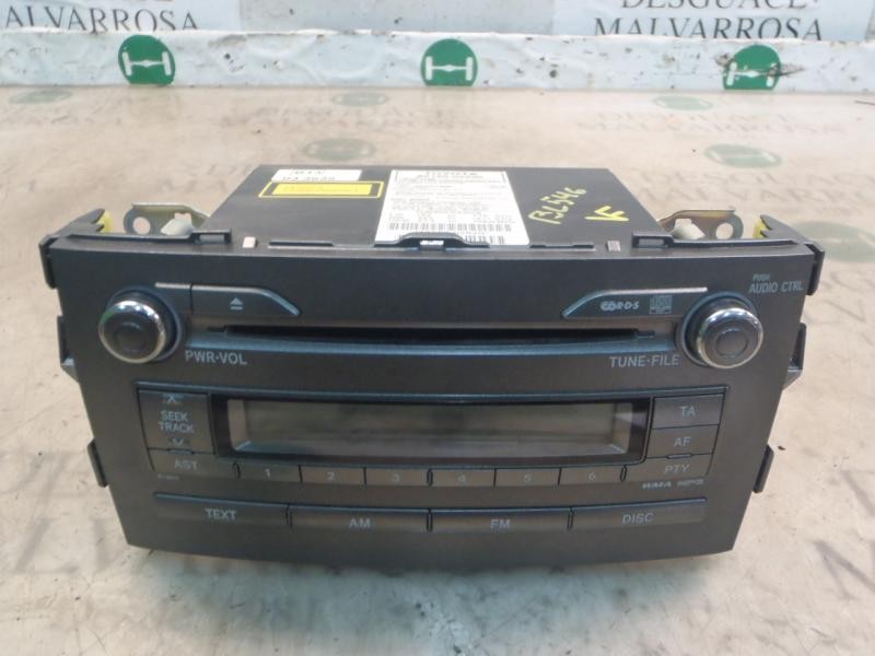 Recambio de sistema audio / radio cd para toyota auris luna referencia OEM IAM   
