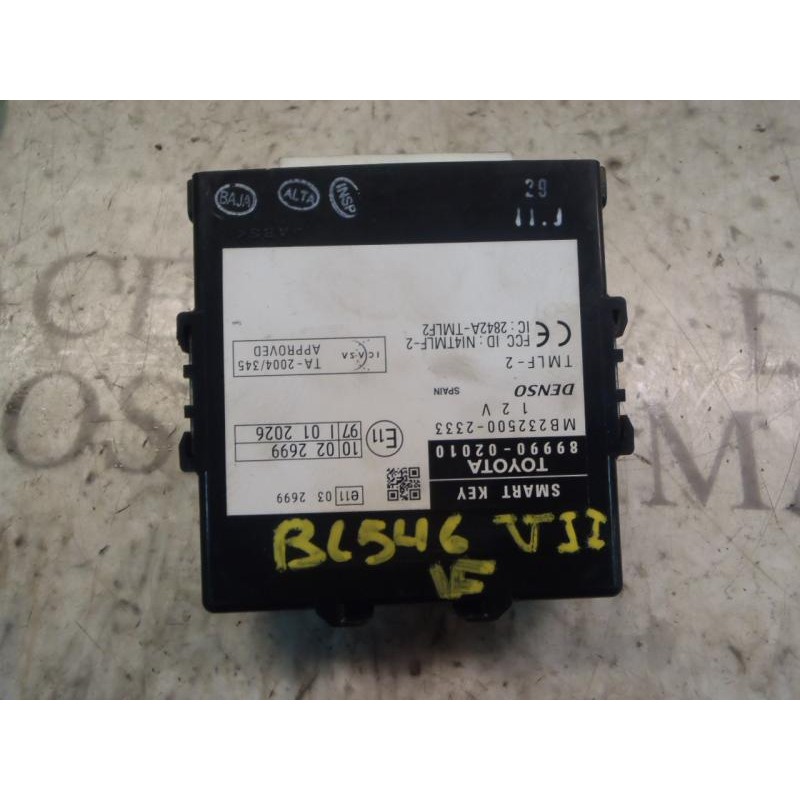 Recambio de modulo electronico para toyota auris luna referencia OEM IAM   