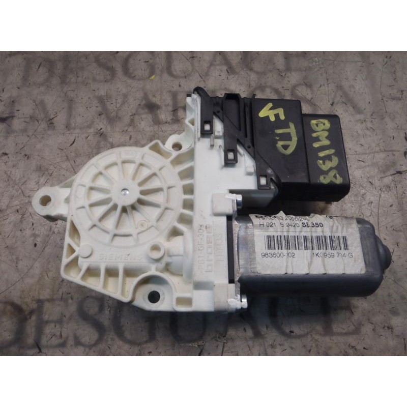 Recambio de motor elevalunas trasero derecho para seat leon (1p1) reference referencia OEM IAM 1K0959704GL03 1K0959704G 