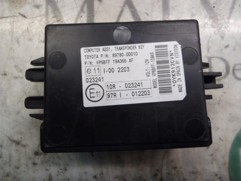 Recambio de modulo electronico para toyota yaris (ksp9/scp9/nlp9) blue referencia OEM IAM 897800D010 897800D010 