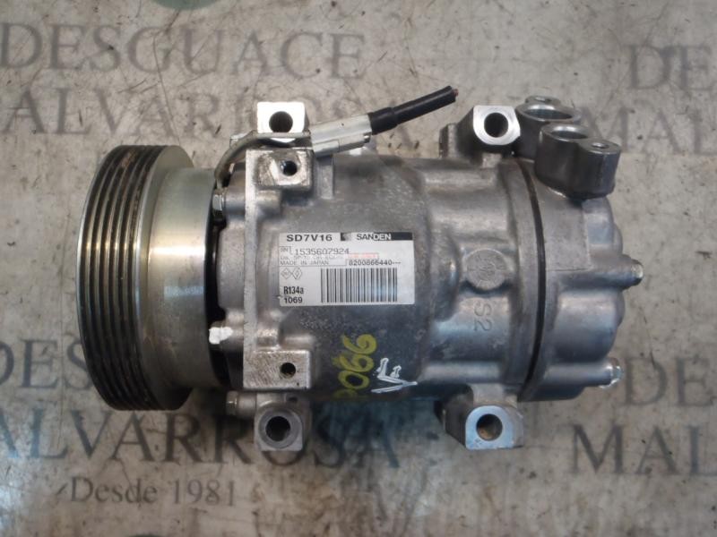 Recambio de compresor aire acondicionado para dacia sandero ambiance referencia OEM IAM 8200866440 8200866440 