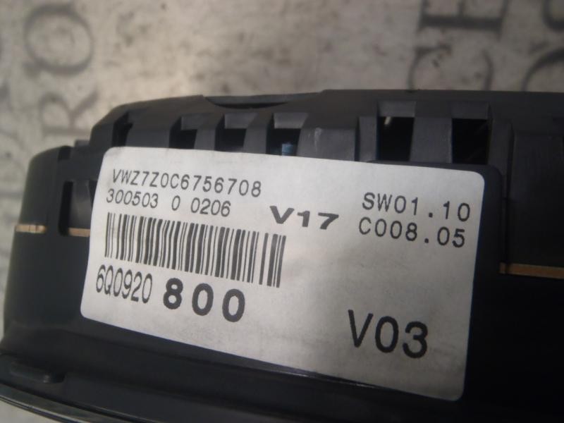 Recambio de cuadro instrumentos para volkswagen polo (9n1) highline referencia OEM IAM   