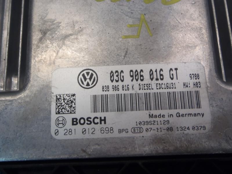 Recambio de centralita motor uce para skoda superb (3u4) classic referencia OEM IAM 03G906016GT 03G906016GT 0281012698