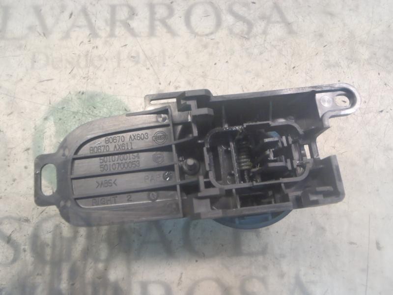 Recambio de maneta interior delantera derecha para nissan micra (k12e) acenta referencia OEM IAM   