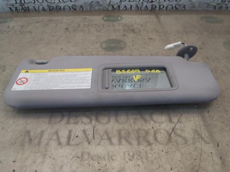 Recambio de parasol derecho para toyota prius (nhw20) sol referencia OEM IAM 7431047133B4  