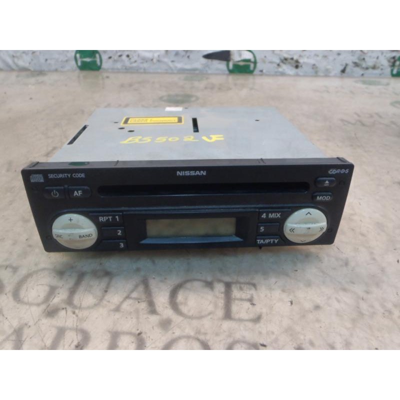 Recambio de sistema audio / radio cd para nissan micra (k12e) acenta referencia OEM IAM   