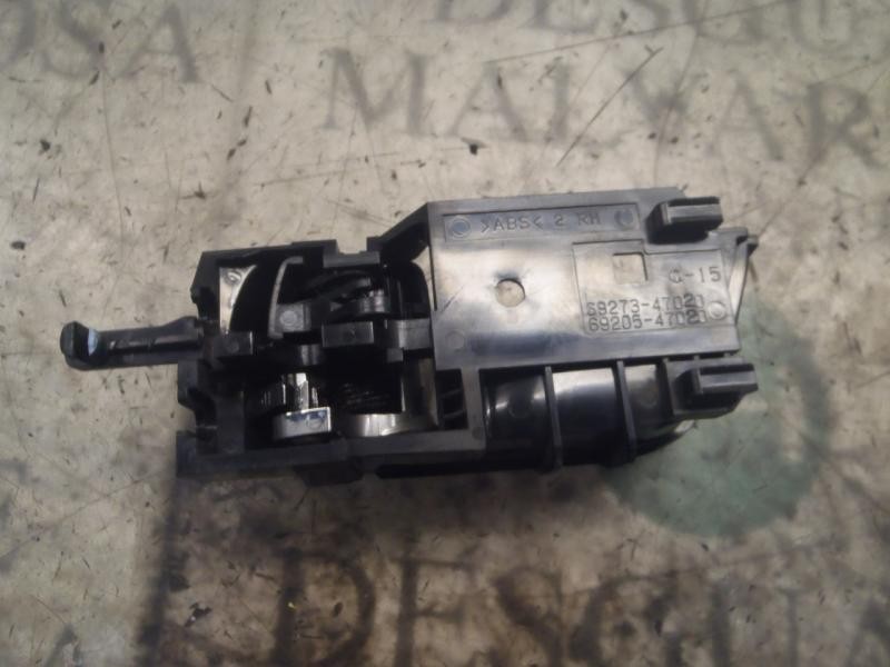 Recambio de maneta interior trasera derecha para toyota prius (nhw20) sol referencia OEM IAM 6920547020C0  