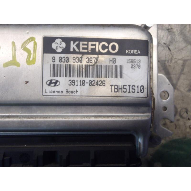 Recambio de centralita motor uce para hyundai getz (tb) 1.1 básico referencia OEM IAM 3911002426 3911002426 9030930367F