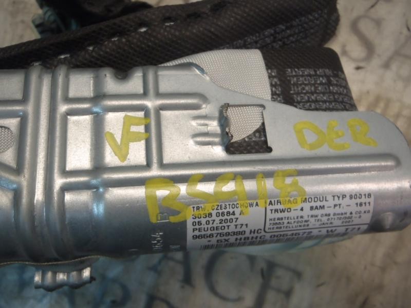 Recambio de airbag cortina delantero derecho para peugeot 308 confort referencia OEM IAM   