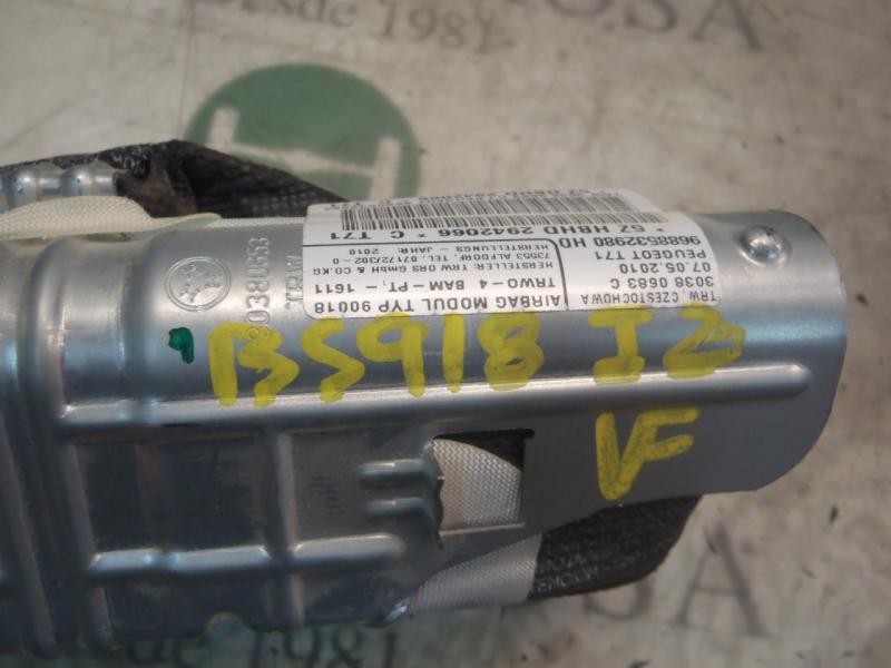 Recambio de airbag cortina delantero izquierdo para peugeot 308 confort referencia OEM IAM   