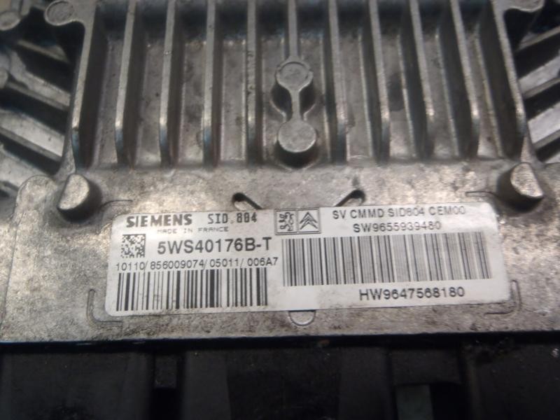 Recambio de centralita motor uce para citroën c3 1.4 hdi exclusive referencia OEM IAM   