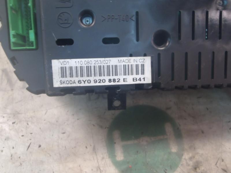 Recambio de cuadro instrumentos para skoda fabia (6y2/6y3) comfort referencia OEM IAM   