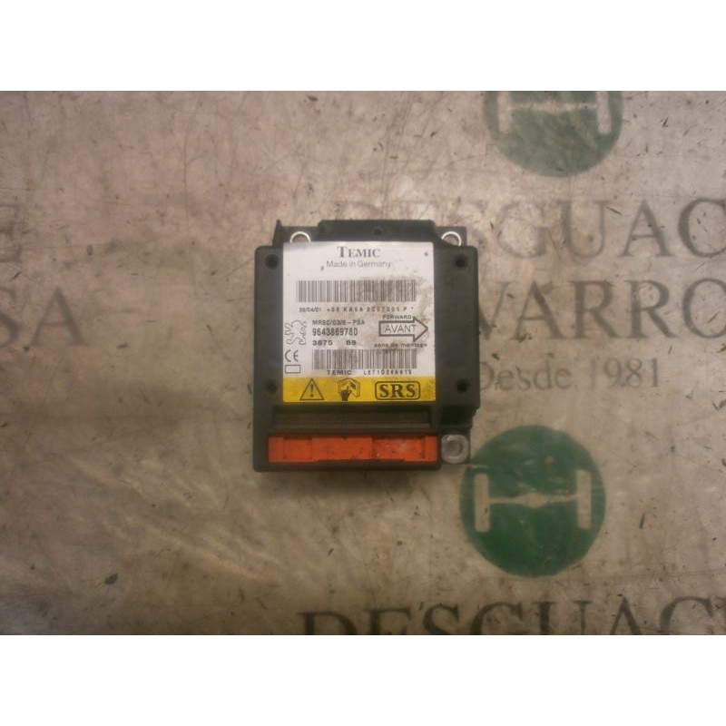 Recambio de centralita airbag para peugeot 607 (s1) básico referencia OEM IAM 6547YV 9643869780 