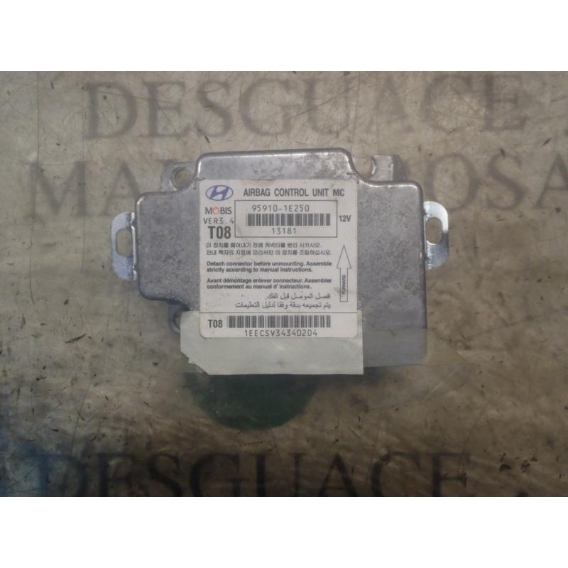 Recambio de centralita airbag para hyundai accent (mc) gl crdi referencia OEM IAM 959101E250 959101E250 1EEC8V34390204