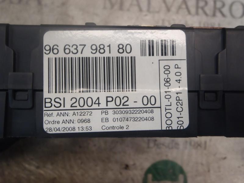 Recambio de caja reles / fusibles para peugeot 308 premium referencia OEM IAM   