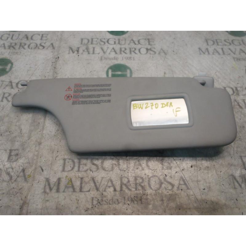 Recambio de parasol derecho para renault modus confort dynamique referencia OEM IAM 8200213199  