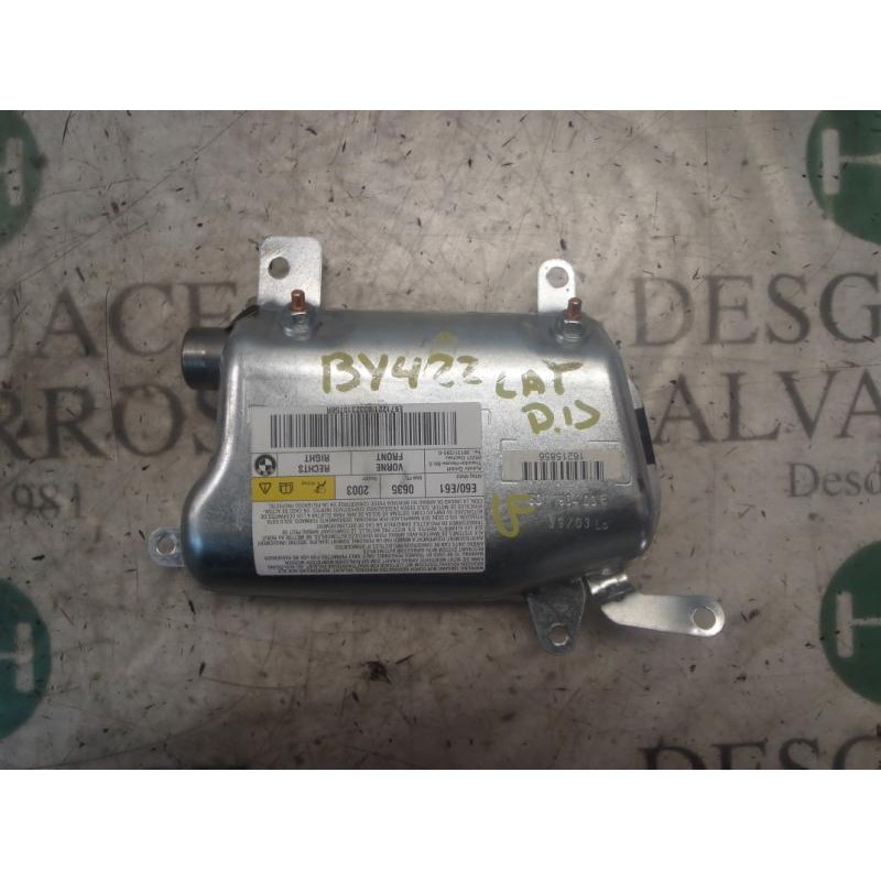 Recambio de airbag lateral derecho para bmw serie 5 berlina (e60) 530d referencia OEM IAM 72126963022 16215856 16215856