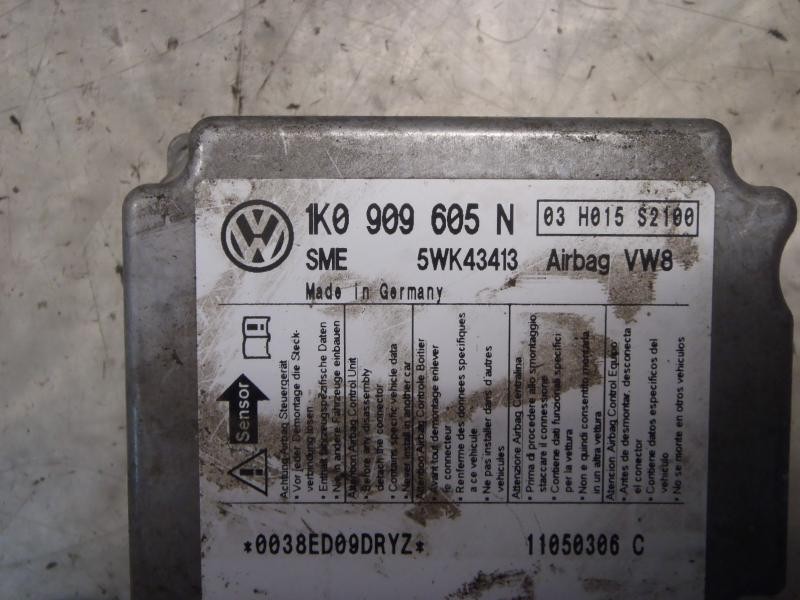 Recambio de centralita airbag para volkswagen golf v berlina (1k1) conceptline (e) referencia OEM IAM   