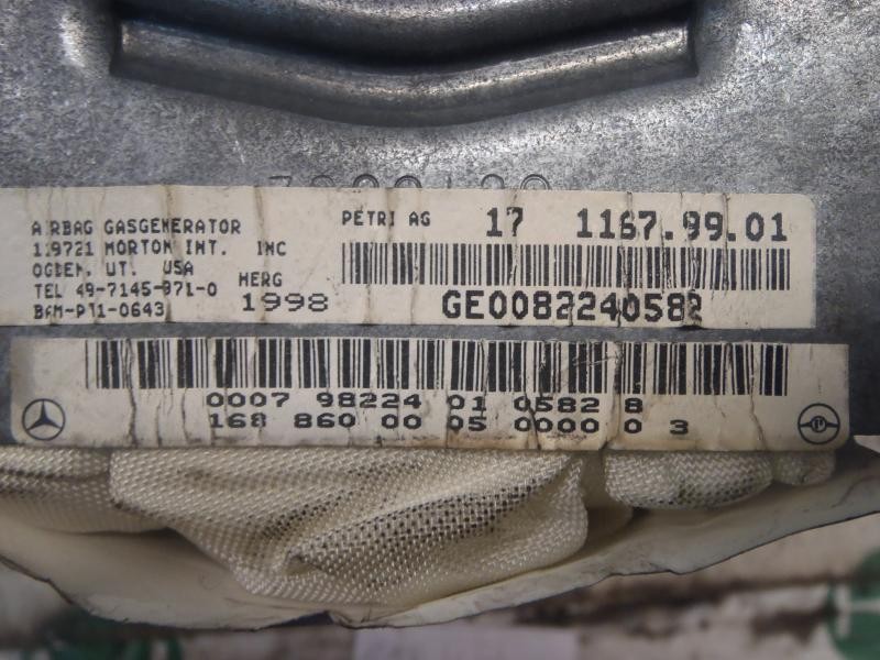Recambio de airbag delantero derecho para mercedes-benz clase a (w168) 160 (168.033) referencia OEM IAM   