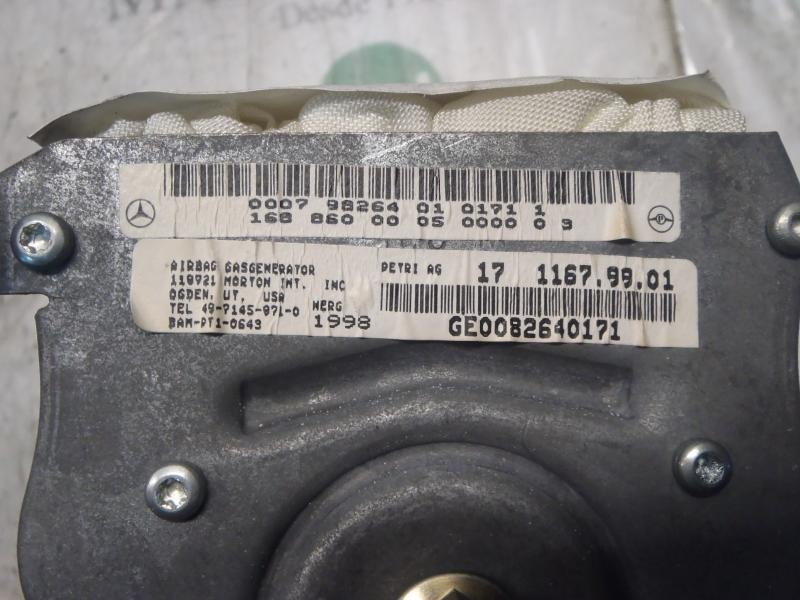 Recambio de airbag delantero derecho para mercedes-benz clase a (w168) 160 (168.033) referencia OEM IAM   