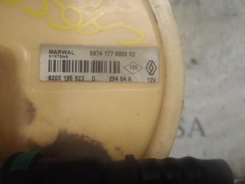 Recambio de aforador para renault modus confort dynamique referencia OEM IAM 8200588625 8200195823D 0974177990002