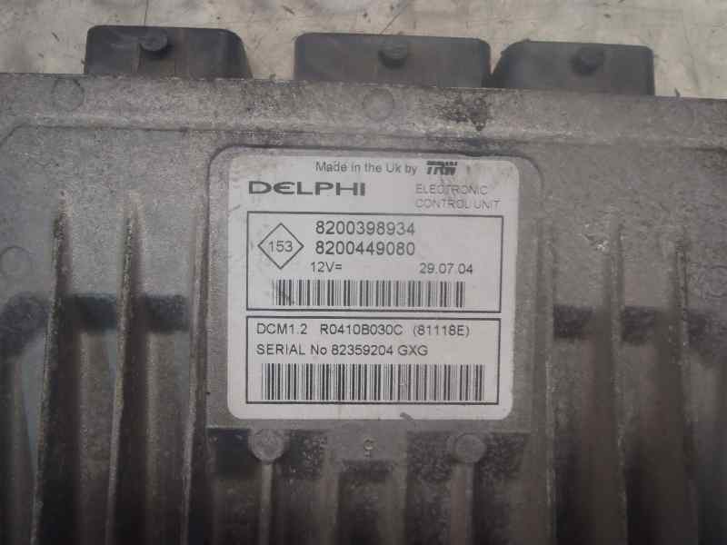 Recambio de centralita motor uce para renault modus confort dynamique referencia OEM IAM 8200576634 8200398934 