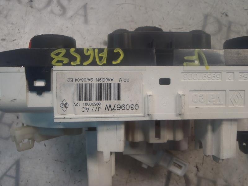 Recambio de mando calefaccion / aire acondicionado para renault modus confort dynamique referencia OEM IAM 7701060016 69590001 0