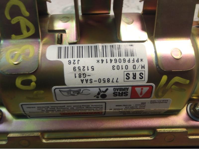 Recambio de airbag delantero derecho para honda jazz (gd1/5) 1.4 ls referencia OEM IAM 06780SAAG20ZA 77850SAAG81 