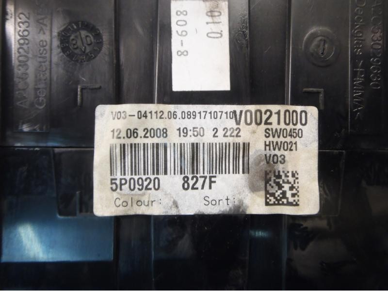 Recambio de cuadro instrumentos para seat altea xl (5p5) family referencia OEM IAM 5P0920827NX 5P0920827F 110080369010