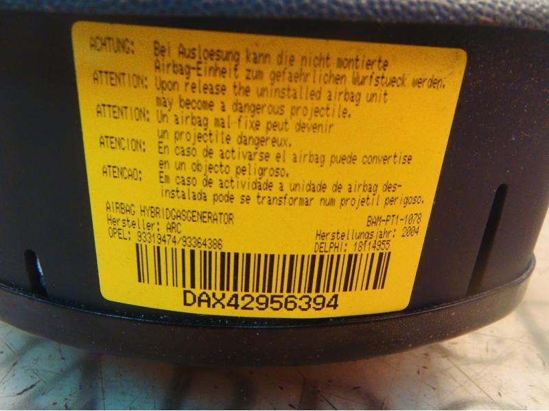 Recambio de airbag delantero izquierdo para opel meriva cosmo referencia OEM IAM   