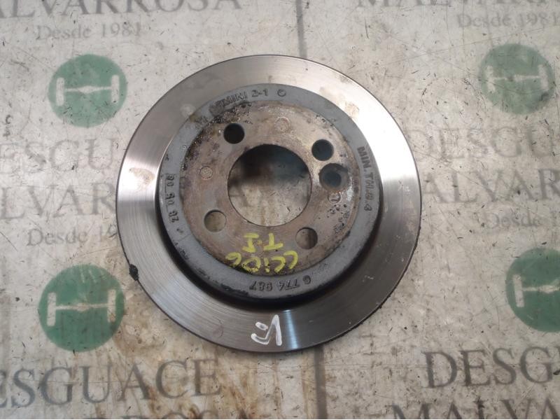 Recambio de disco freno trasero para mini mini (r50,r53) cooper referencia OEM IAM 34211503070  