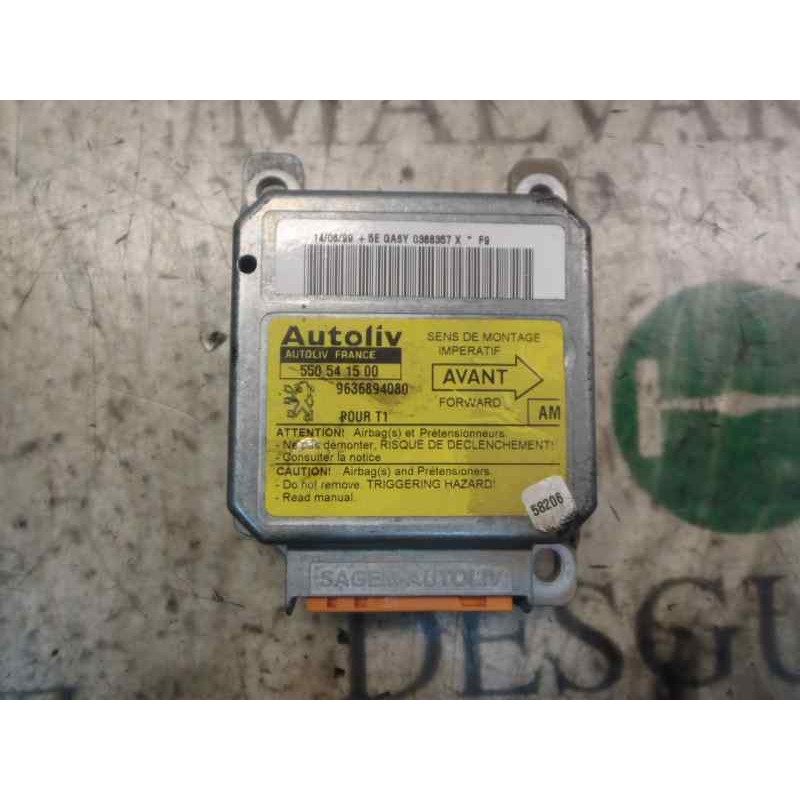 Recambio de centralita airbag para peugeot 206 berlina referencia OEM IAM   