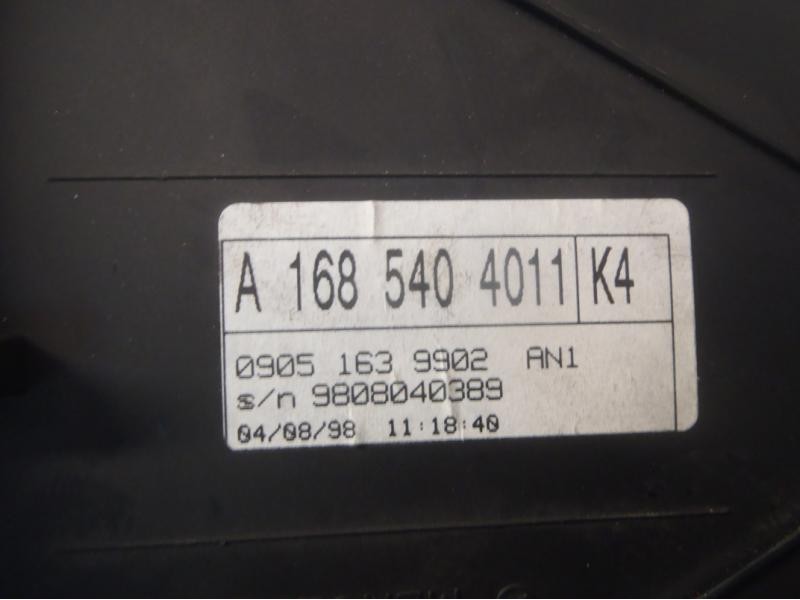 Recambio de cuadro instrumentos para mercedes-benz clase a (w168) 140 (168.031) referencia OEM IAM   