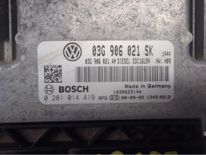 Recambio de centralita motor uce para seat altea xl (5p5) reference referencia OEM IAM 03G906021SK 03G906021SK 0281014419