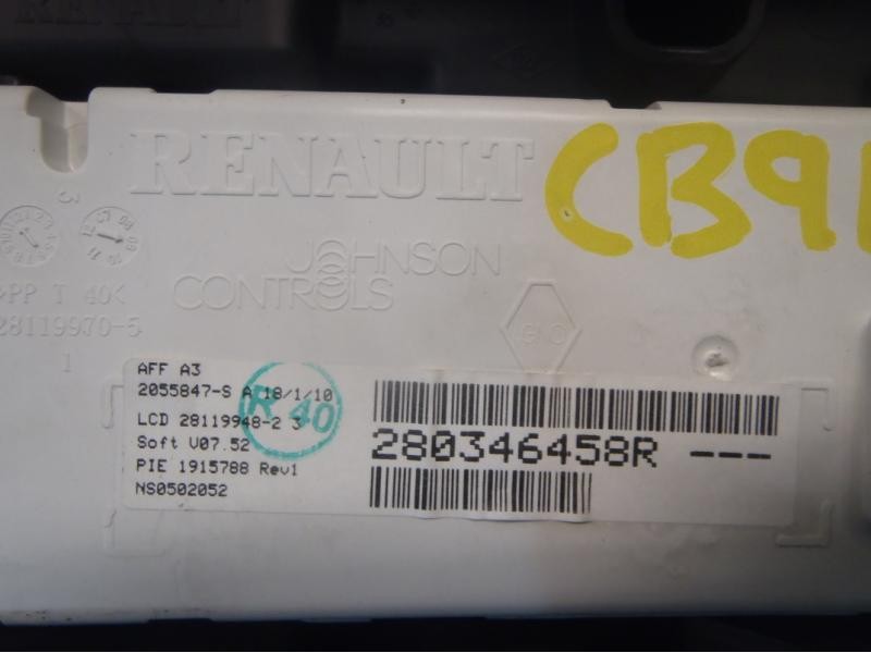 Recambio de mando multifuncion para renault megane iii sport tourer dynamique referencia OEM IAM 280346458R 280346458R 281199482